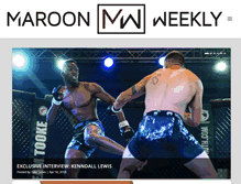 Tablet Screenshot of maroonweekly.com